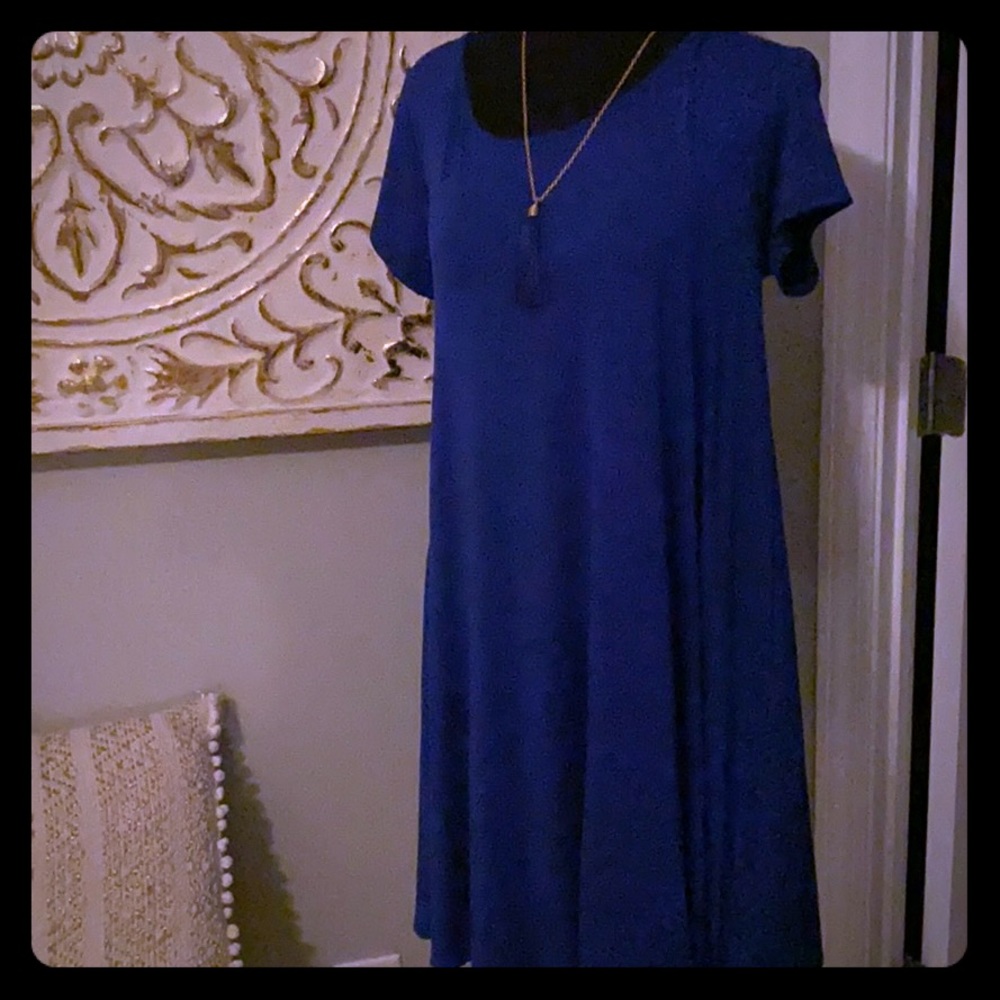 Royal blue boutique dress